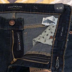 lucky brand sweet crop jeans